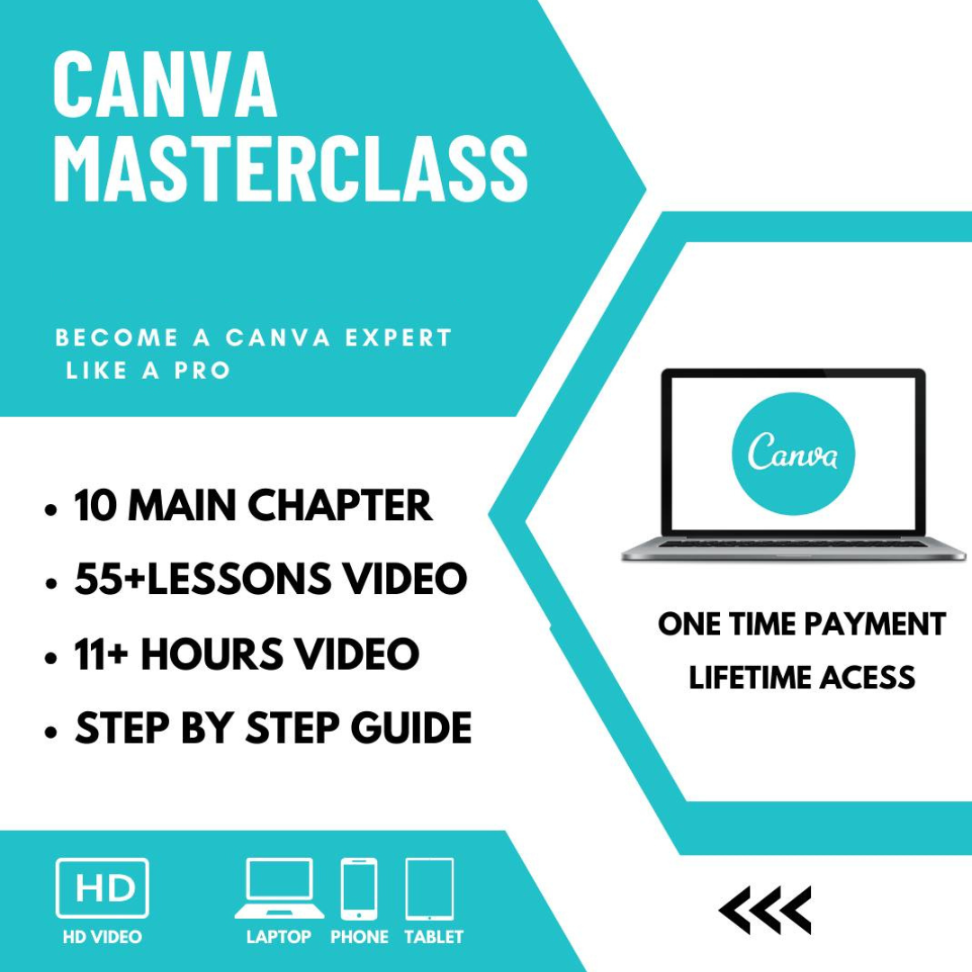 Canva Masterclass Design Like a Pro for Just $9!