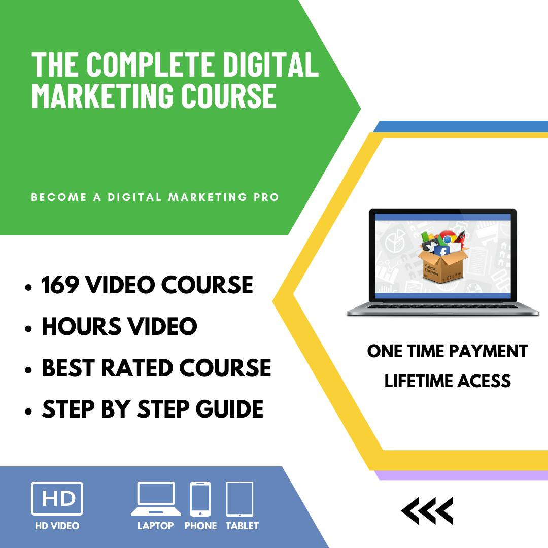 The Complete Digital Marketing Masterclass Learn & Grow Online for Just $9!